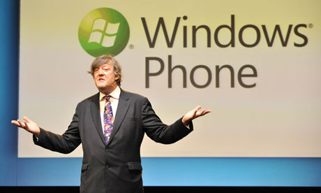 Стивен Фрай на лондонской презентации Windows Phone 7 Стивен Фрай на лондонской презентации Windows Phone 7